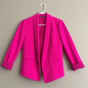 Like New! Hot Pink EXPRESS Blazer Suit Coat Jacket Size 2 💕